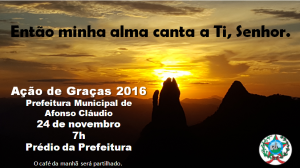culto de acao de gracas 2016