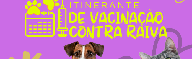 Afonso Cláudio segue com vacinação contra raiva em cães e gatos neste sábado (17)