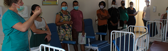 Gestantes conhecem Maternidade do Hospital São Vicente de Paulo