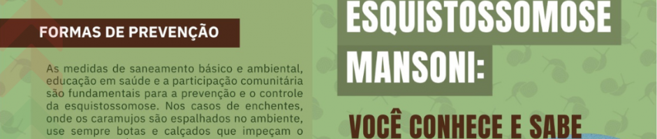 PREVENÇÃO À ESQUISTOSSOMOSE