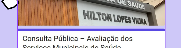 A Avaliação dos Serviços Municipais de Saúde já está disponível no site da Secretaria Municipal de Saúde de Afonso Cláudio.